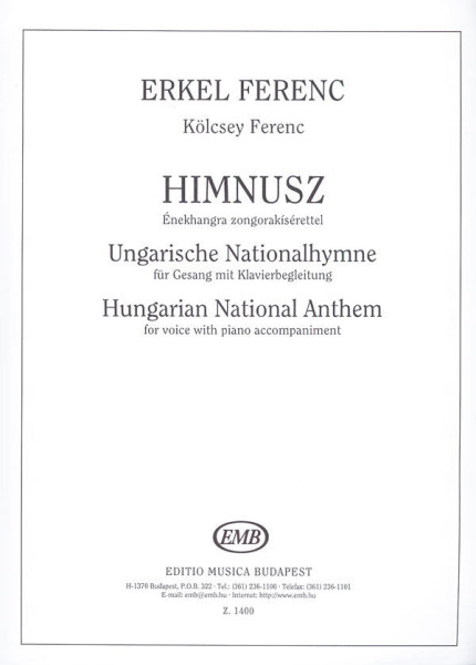 Erkel Ferenc: Himnusz - énekhangra zongorakísérettel
