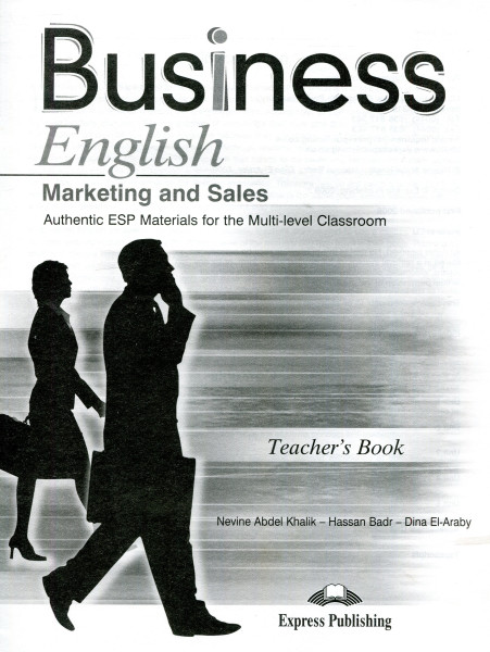 Business English Marketing and Sales - Teacher's Book
