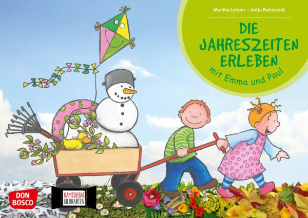 Die Jahreszeiten erleben mit Emma und Paul - Kamishibai Bildkartenset