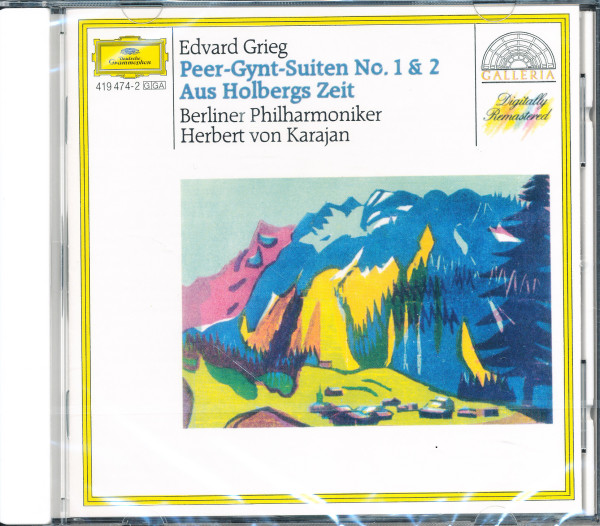 Edvard Grieg: Peer Gynt Suites, Holberg Suite, Sigurd Jorsalfar - three orchestral pieces