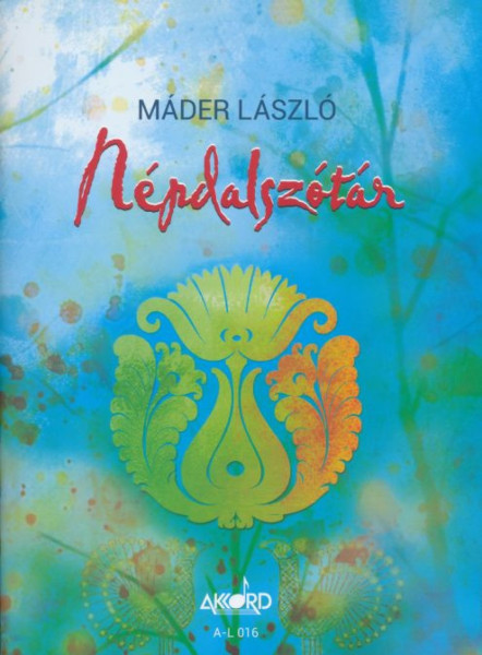 Máder László: Népdalszótár