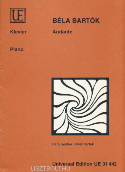 Bartók Béla: Andante zongorára
