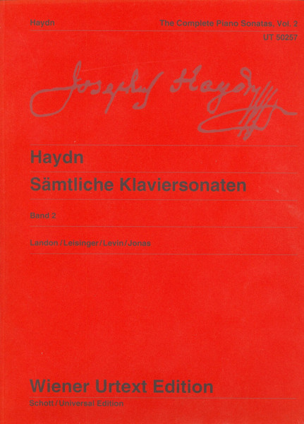 Joseph Haydn: Sämtliche Klaviersonaten 2. (új sorozat)