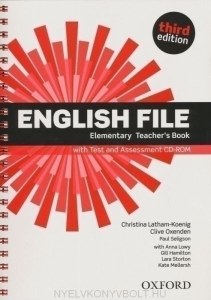 English File - 3rd Edition - Elementary Teacher's Book with Test and Assessment CD-ROM