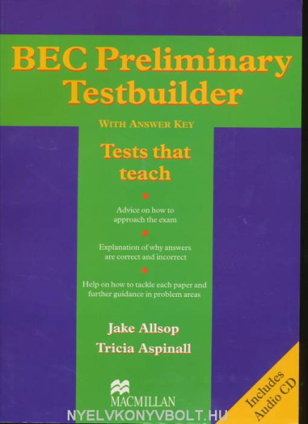 BEC Preliminary Testbuilder + Audio CD