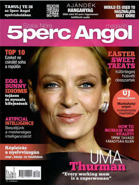 5 Perc Angol Magazin 2025 Április
