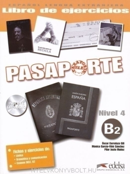 Pasaporte nivel 4 B2 Libro de Ejercicios incluye CD audio