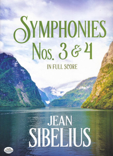 Jean Sibelius: Symphony 3,4 - partitúra