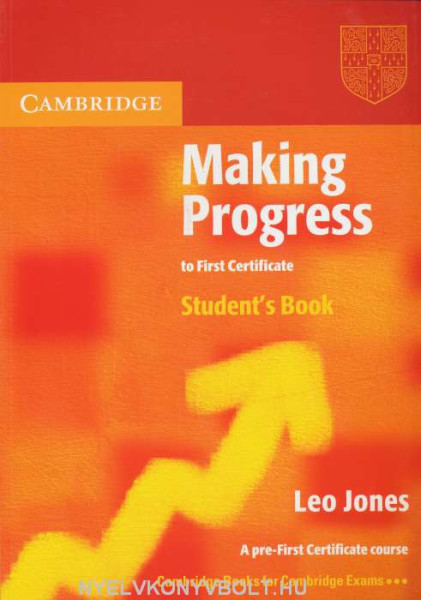 Making Progress to First Certificate Student's Book