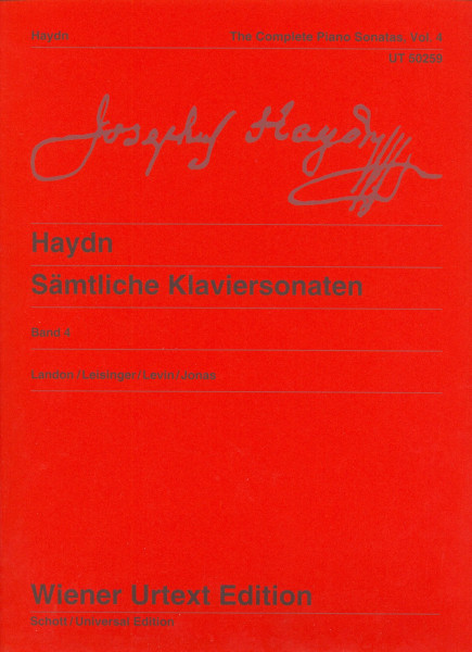 Joseph Haydn: Sämtliche Klaviersonaten 4. (új sorozat)