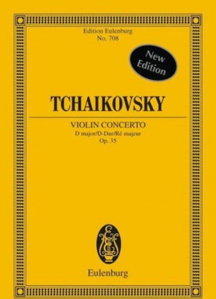 Pyotr Ilyich Tchaikovsky: Concerto for Violin  - kispartitúra