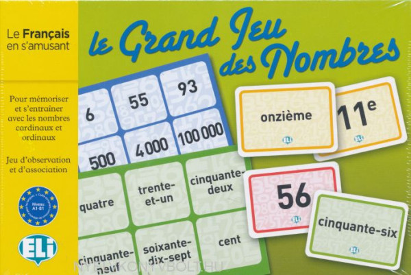 Le Grand Jeu des Nombres - Le Francais en s'amusant (Társasjáték)
