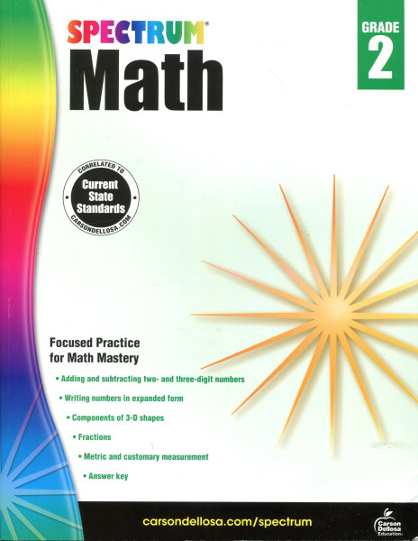 Spectrum Math Grade 2