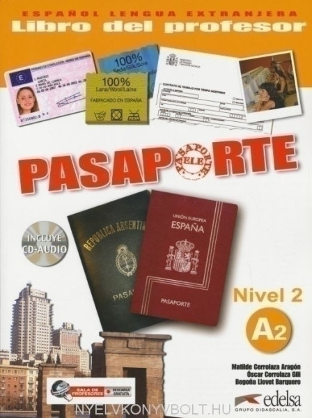 Pasaporte Nivel 2 A2 Libro del profesor + CD Audio