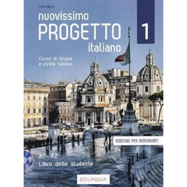 Nuovissimo Progetto Italiano 1 A1-A2 - Edizione Per Insegnanti - Libro Dello Studente + DVD