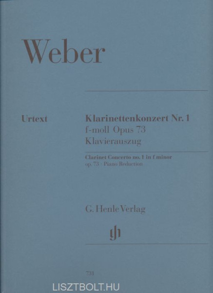 Carl Maria von Weber: Concerto for Clarinet No. 1 (f-moll)