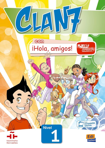 Clan 7 con Hola, amigos! nivel 1 Libro del alumno + CD-Rom