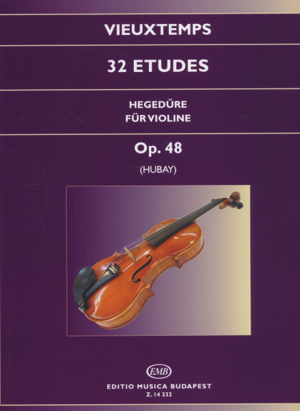 Henry Vieuxtemps: 32 etűd Op.48  hegedűre