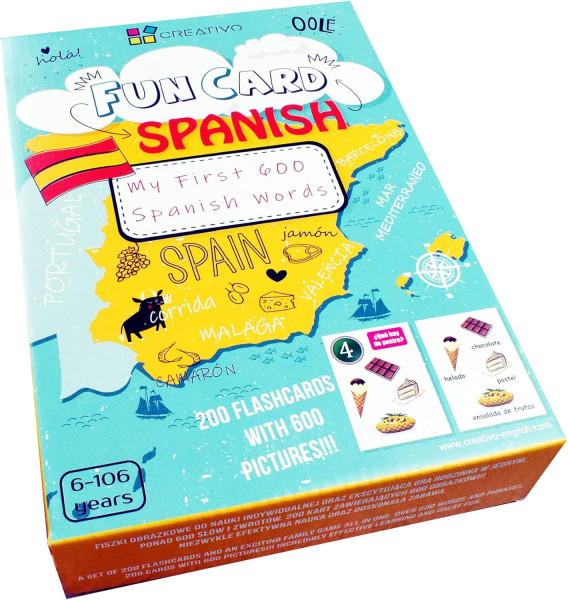 Fun Card: My First 600 Spanish Words