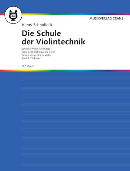 Henry Schradieck: Die Schule der Violintechnik 1.