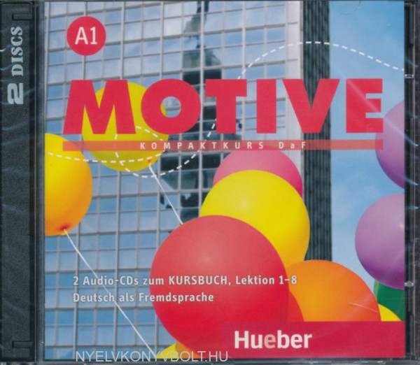 Motive A1 Kompaktkurs DaF - 2 Audio-CDs zum Kursbuch, Lektion 1-8