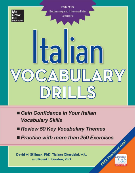 Italian Vocabulary Drills with Free Flashcard App - Perfect for Beginning and Intermediate Learners