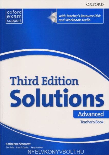 Solutions 3rd Edition Advanced Teacher's Book with Teacher's Resource Disc and Workbook Audio