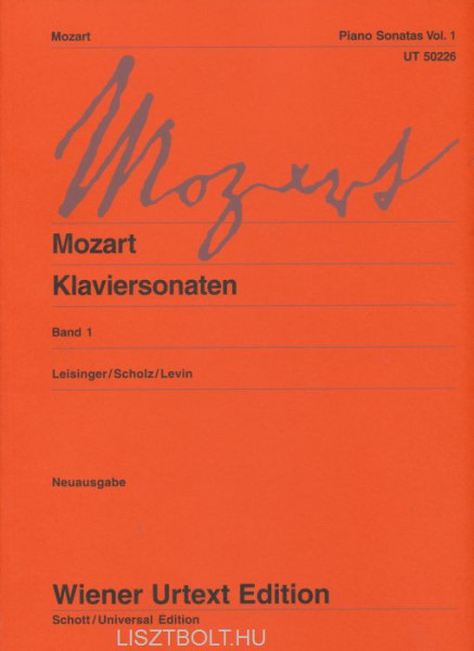 Wolfgang Amadeus Mozart: Klaviersonaten 1.