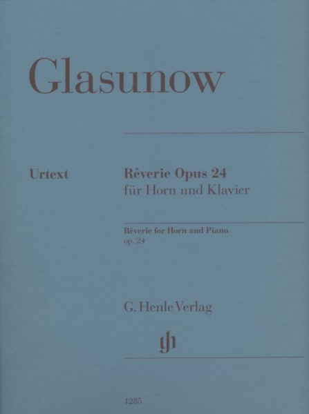 Alexander Glasunow: Réviere op. 24 - kürtre, zongorakísérettel