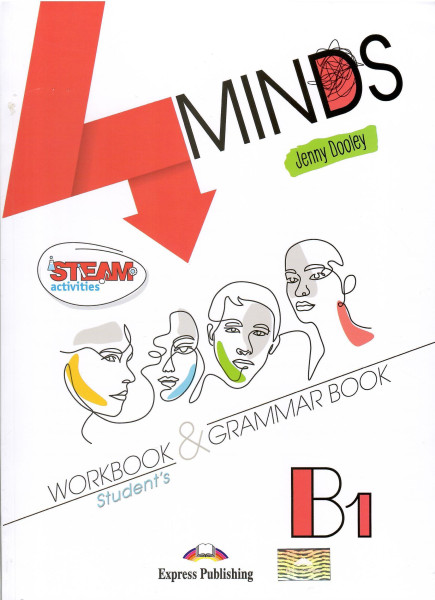 4 MINDS B1 Workbook and Grammar Book with Digibook