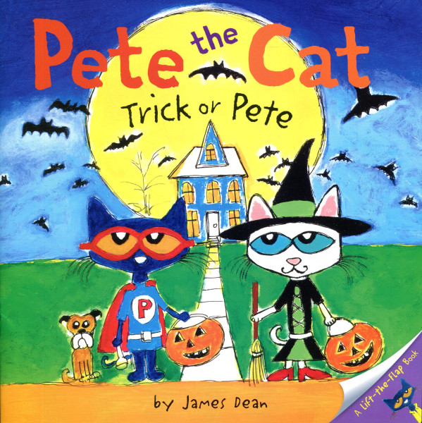 Pete the Cat Trick or Pete - A Halloween Book for Kids (A lift-the-flap book)