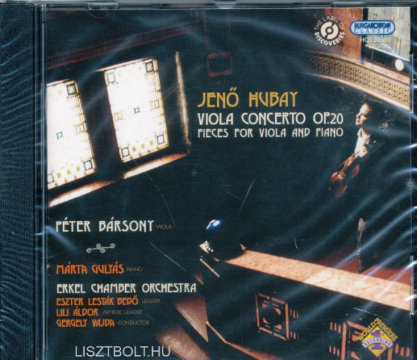 Hubay Jenő: Viola Concerto op. 20, Pieces for Viola and Piano