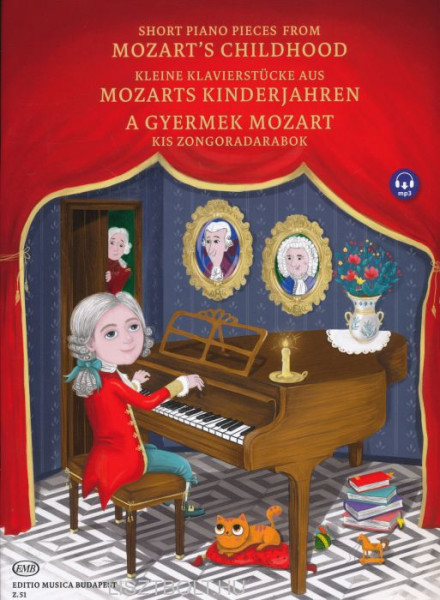Wolfgang Amadeus Mozart: Gyermek Mozart (Kis zongoradarabok gyűjteménye)