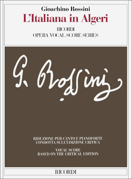 Gioachino Rossini: L'Italiana in Algeri - zongorakivonat (olasz, angol)