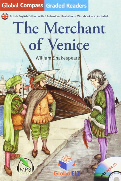 The Merchant of Venice with MP3 Audio CD- Global ELT Readers Level A2.2