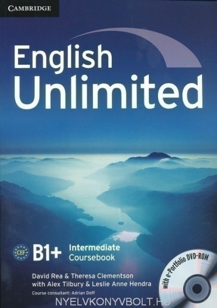 English Unlimited B1+ Intermediate Coursebook with e-Portfolio DVD-ROM