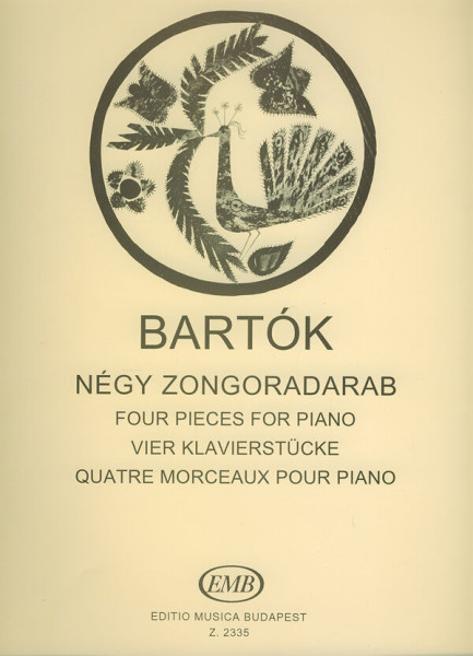 Bartók Béla: Négy zongoradarab