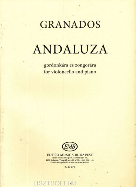 Enrique Granados: Andaluza - gordonkára, zongorakísérettel
