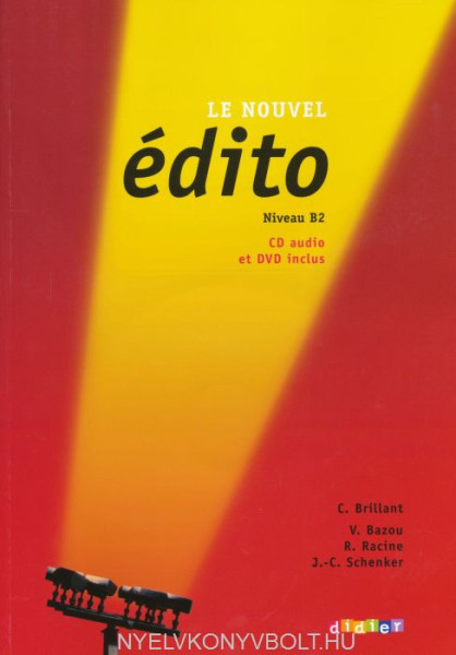 Le Nouve Édito B2 Liver de L'éleve aves Cd audio et DVD inclus