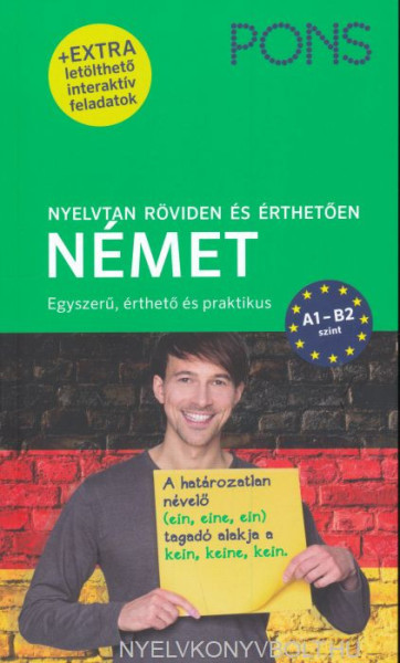 PONS Nyelvtan röviden és érthetően – Német (+ extra letölthető interaktív feladatok)