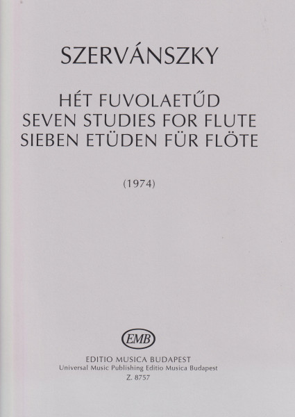 Szervánszky Endre: Hét fuvolaetűd