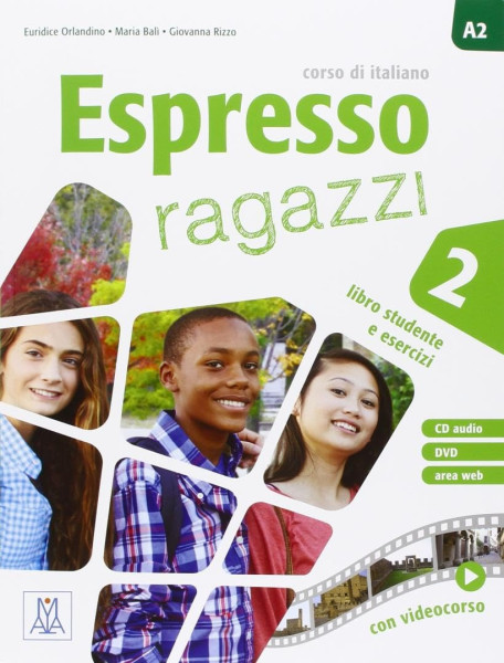 Espresso Ragazzi 2 Libro Studente e Esercizi con Videocorso DVD +CD Audio