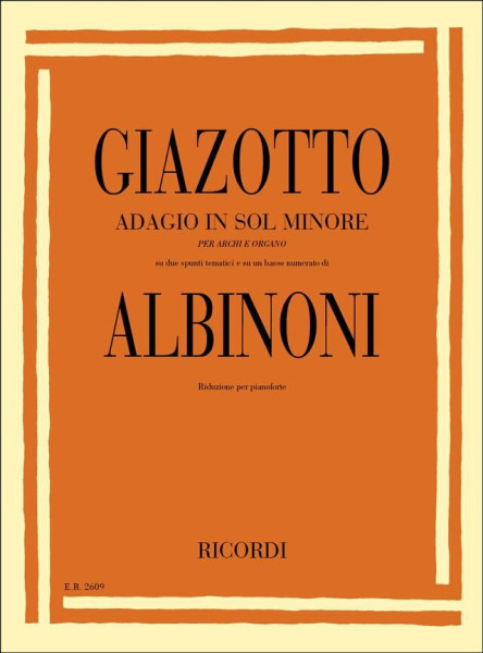 Tomaso Albinoni: Adagio zongorára