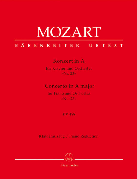 Wolfgang Amadeus Mozart: Concerto for Piano K. 488  (2 zongorára)