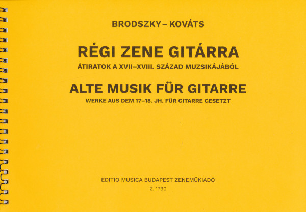 Brodszky Ferenc: Régi zene gitárra