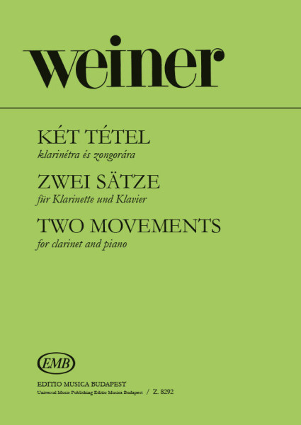 Weiner Leó: Két tétel klarinétra