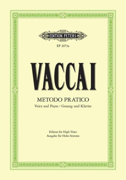 Nicola Vaccai: Metodo Practico - magas hangra