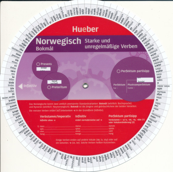 Wheel – Norwegisch – Starke und unregelmäßige Verben