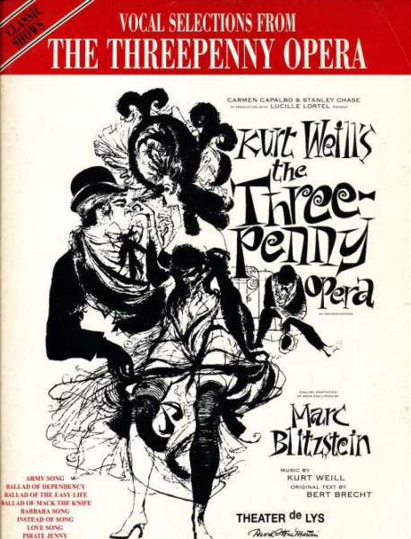 Kurt Weill: The Threepenny Opera (Koldusopera) - részletek, zongorakivonat