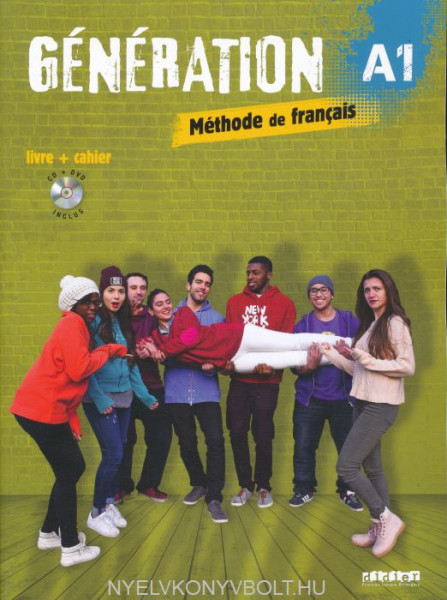 Génération 1 niv.A1 – Livre + Cahier + CD mp3 + DVD